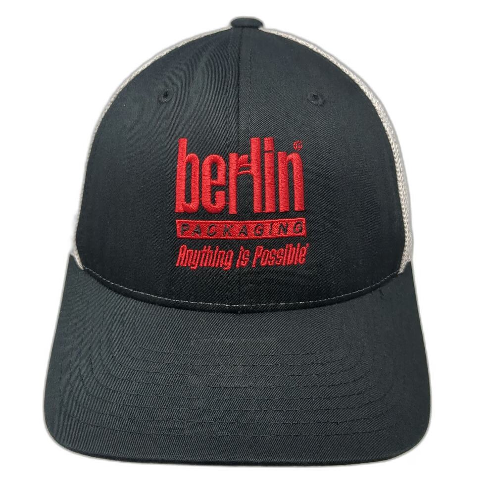 Richardson Baseball Cap Black M Mesh Hat Berlin Packaging Anything is Possible